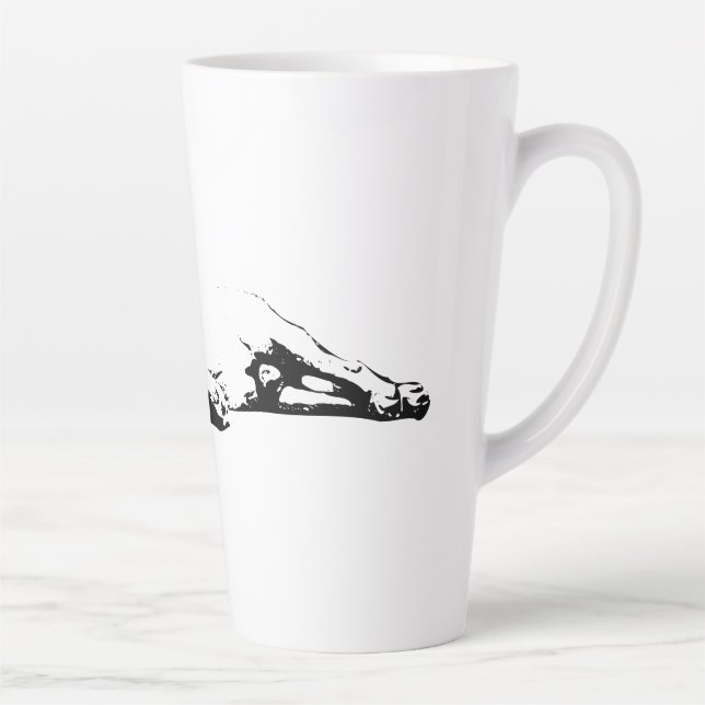 Tasse Latte Veille nocturne, respiration facile (Droite)