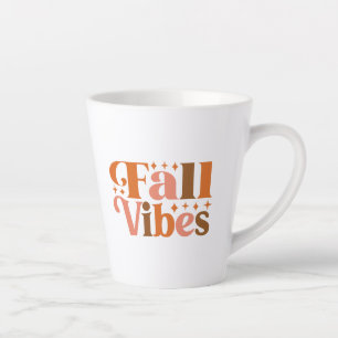 Tasse Latte Vibes d'automne