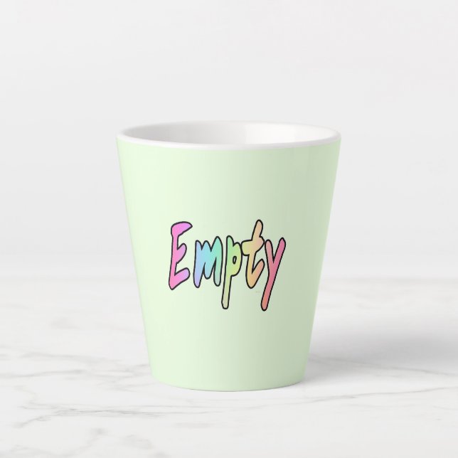 TASSE LATTE VIDE (Devant)