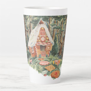 Tasse Latte Vieux Conte de Fée, Maison en Bonbons de Hansel et