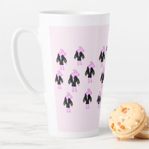 Tasse Latte Vigueur rose lapin