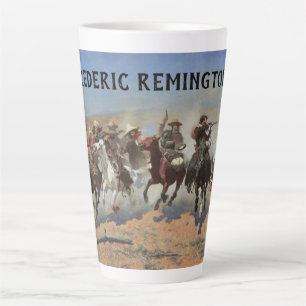 Tasse Latte Vintage Cowboys, A Dash For Timber par Remington