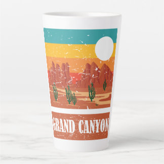 Tasse Latte Vintage Retro Grand Canyon Parc National Arizona