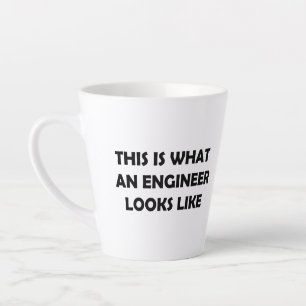 Tasse Latte Voici à quoi ressemble un ingénieur