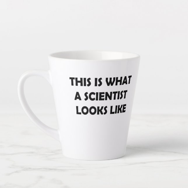 Tasse Latte Voici à quoi ressemble un scientifique (Gauche)