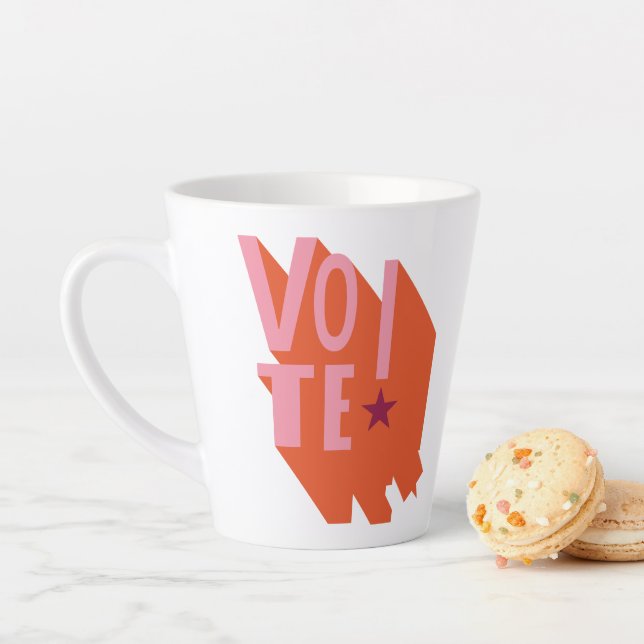 Tasse Latte VOTEZ ! Élection (En situation)