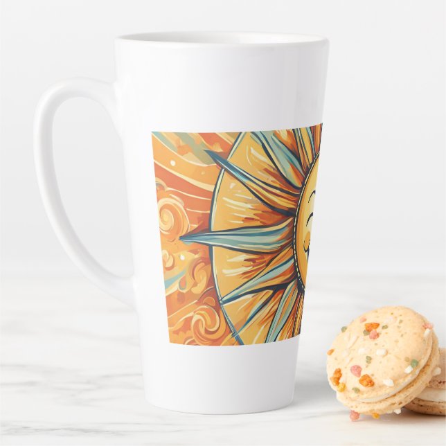 Tasse Latte Vous Êtes Mon Design Sunshine (En situation)