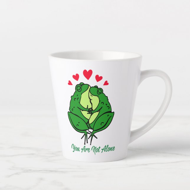 Tasse Latte Vous n'êtes pas seul (Droite)