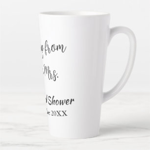 Tasse Latte Voyage enterrement de vie de jeune fille ajouter n