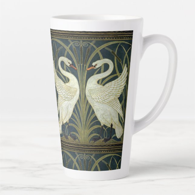 Tasse Latte Walter Crane Swan & Rush and Iris Victorian  (Droite)