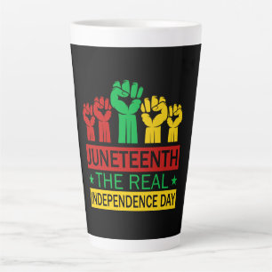 Tasse Latte Xème Monde Art Pan Afrique couleurs