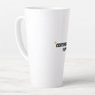 Tasse Latte Yapper certifié | Gen-Z Funny Graphic Tee