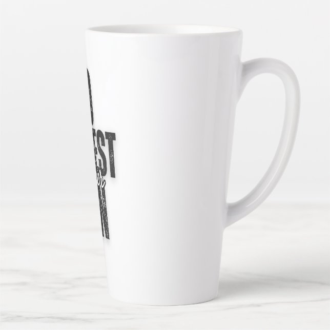 Tasse Latte Your Script on Black (Droite)