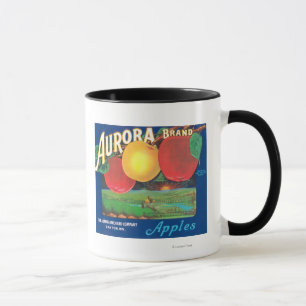 Tasse L'aurore Apple marquent (bleu) - Dayton, WA