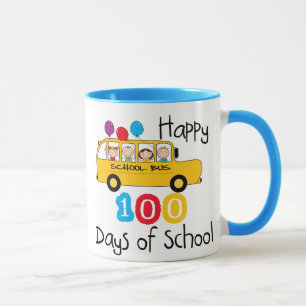 Tasse L'autobus scolaire célèbrent 100 jours