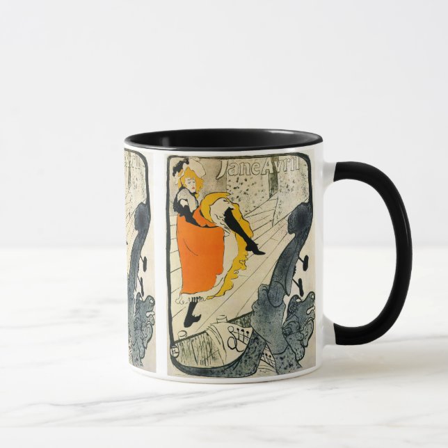 Tasse Lautrec : Jane Avril Dancing the Can-Can (Droite)