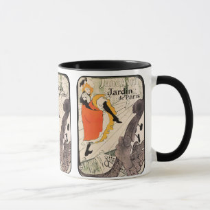 Tasse Lautrec : Jane Avril, Jardin de Paris