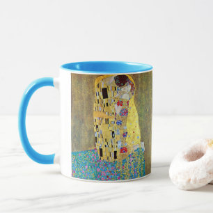 Tasse Le baiser de Gustav Klimt, Art nouveau Vintage