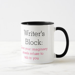 Tasse Le bloc de l'auteur : quand vos amis imaginaires
