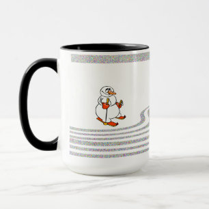 Tasse Le Bonhomme de Neige Skiant -