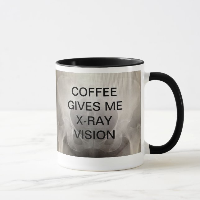 TASSE LE CAFÉ ME DONNE LA VISION DE RAYON X (Droite)