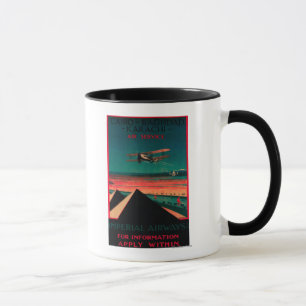 Tasse Le Caire - Bagdad - poster vintage d'air de