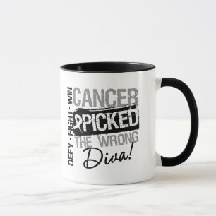 Tasse Le cancer de poumon a sélectionné la diva fausse