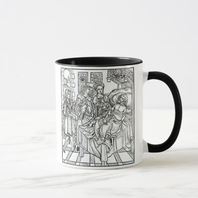 Tasse Le chirurgien et les assistants rendent visite à (Droite)