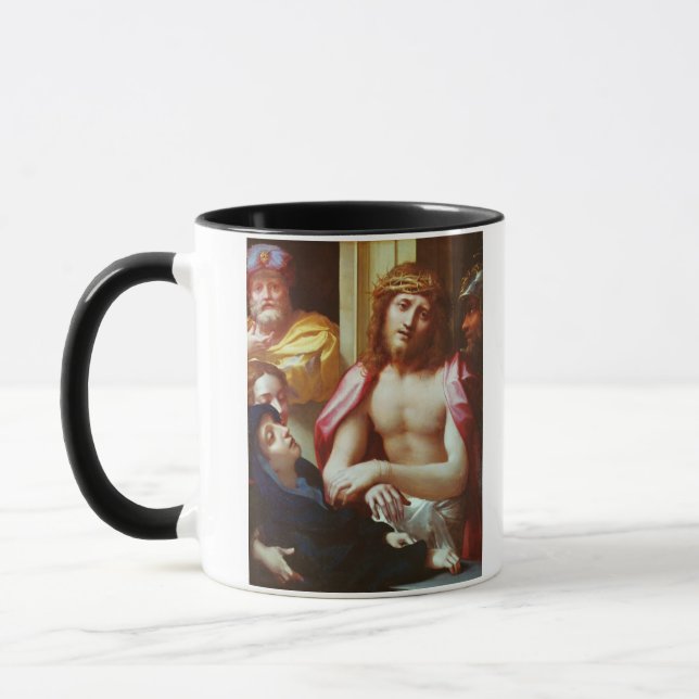 Tasse Le Christ s'est présenté aux personnes (l'ecce (Gauche)