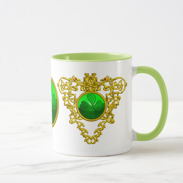 TASSE LE COEUR CELTIQUE DE SAINT PATRICK (Droite)