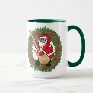 Tasse Le crâne de Rockin' Père Noël