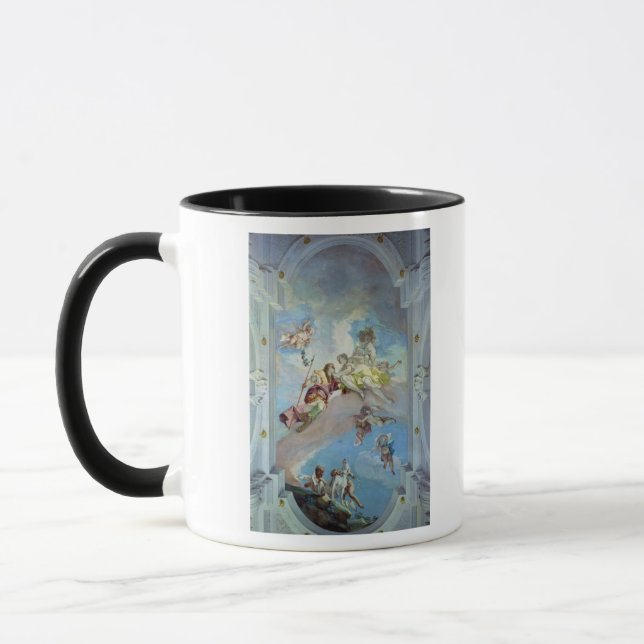 Tasse Le départ de Vénus d'Adonis, 1707-08 (fresque) (Gauche)