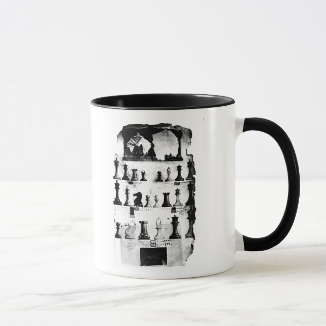 Tasse Le dessin de brevet de pions de Staunton (Droite)