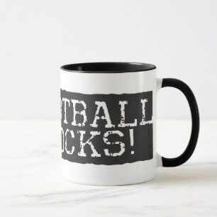 Tasse Le football bascule le rouge