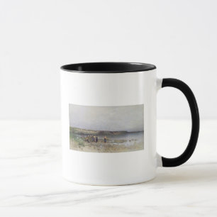 Tasse Le Lac Balaton avec le rivage d'Akarattya, 1885