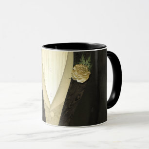 Tasse Le marié "son" mariage (en ivoire)