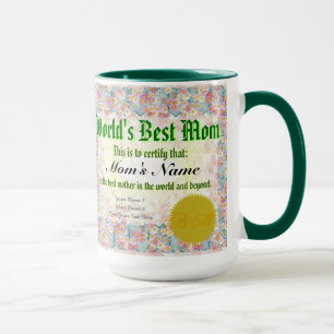 Tasse Le meilleur certificat de la maman du monde