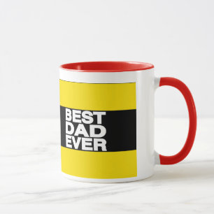 Tasse Le meilleur jaune d'atterrisseur de papa jamais