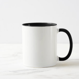 Tasse Le modèle do-it-yourself ajoutent la couleur de