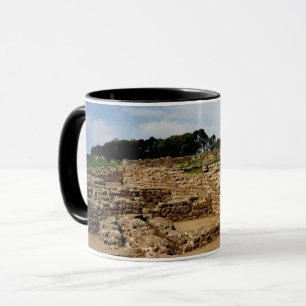 Tasse Le mur de Hadrian, le Northumberland, Angleterre