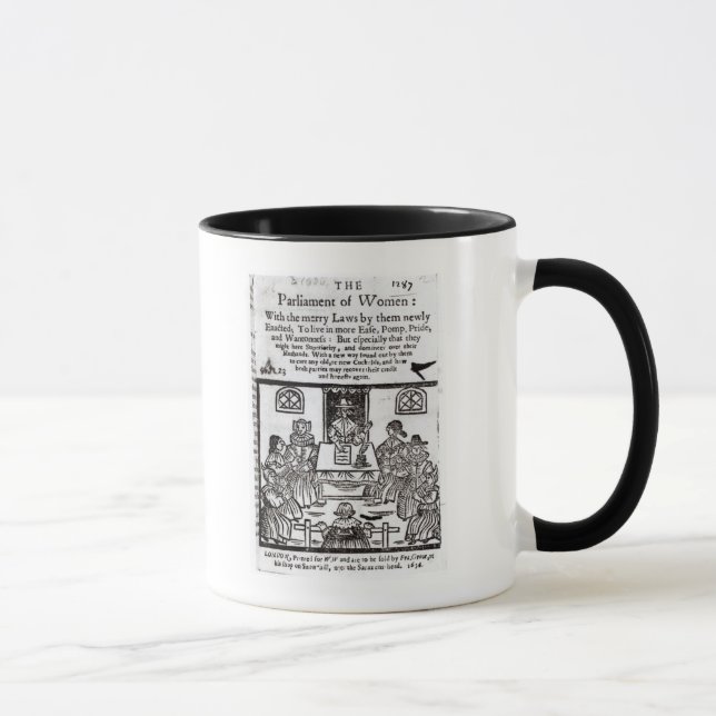 Tasse Le Parlement des femmes, 1656 (Droite)