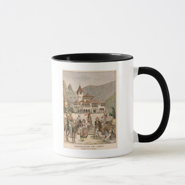 Tasse Le pavillon bosnien à l'exposition universelle (Droite)
