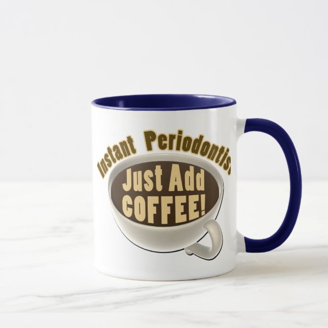 Tasse Le Periodontist instantané ajoutent juste le café (Droite)