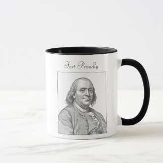 Tasse Le pet de Benjamin Franklin attaquent fièrement