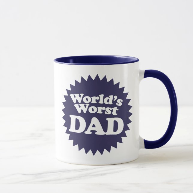 Tasse Le pire papa du monde (Droite)