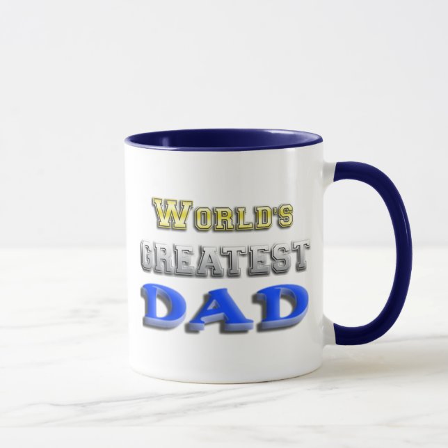 Tasse Le plus grand papa du monde (Droite)