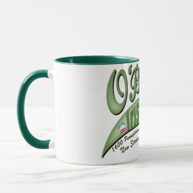Tasse Le pub irlandais d'O'bama (Gauche)