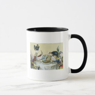 Tasse Le pudding de prune en danger, 1805