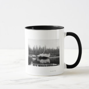 Tasse Le rhododendron sur la rivière de Quillayute