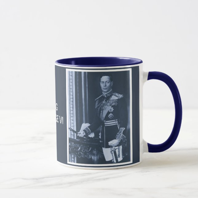 Tasse le Roi (augmenté) George VI du Royaume-Uni (Droite)